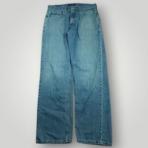 Levi's Signature Jeans Mens 32x30 Vtg Y2K Relaxed Wide Leg Medium Stone Wash